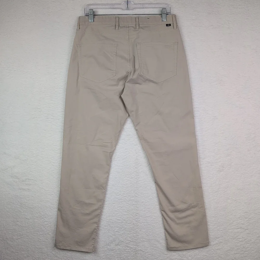 Faherty Reserve Movement Pants Men's 30x28 Khaki Stretch Chino - Picture 4 of 7